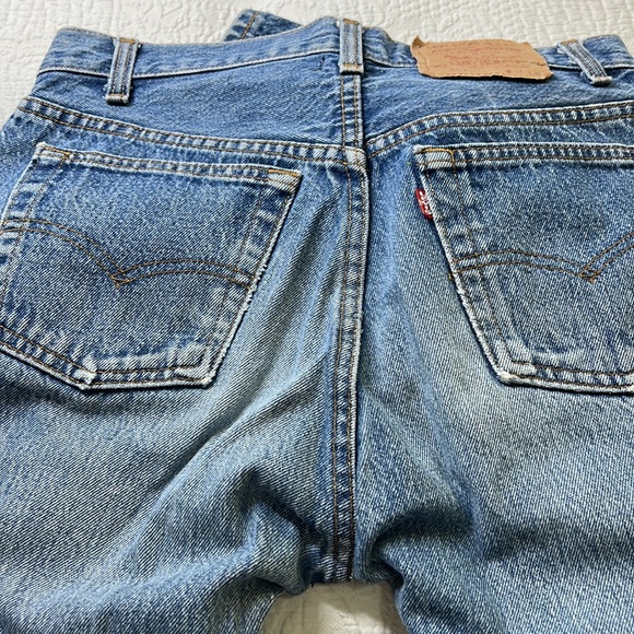 ⭐️Vintage Levi’s House of Sisson custom altered acrylic paint stripe jeans - Picture 4 of 12